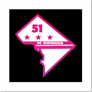 Dc statehood 51st Posters and Art